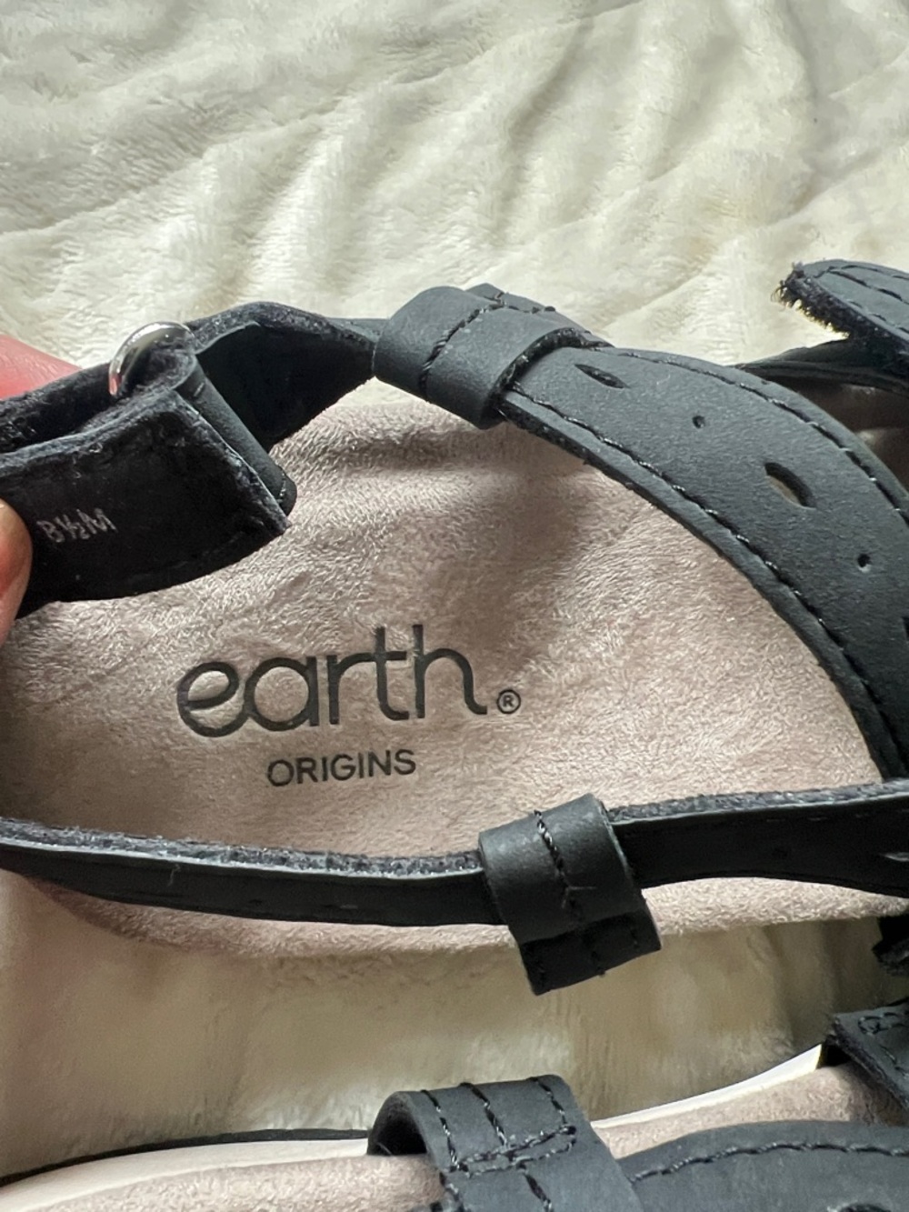 Earth origins Samsin Round Toe Strappy Casual Flat Sandals sz 8.5 NWOT - Picture 3 of 7